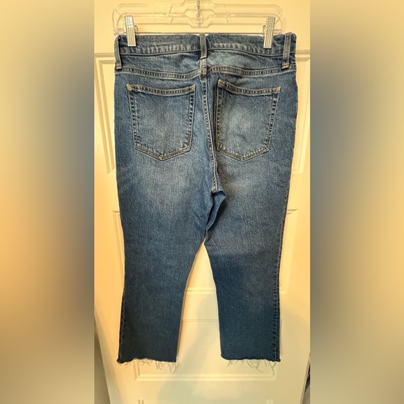 J. Crew Mid Rise Flare Crop Jeans Size 27 - Picture 2 of 9